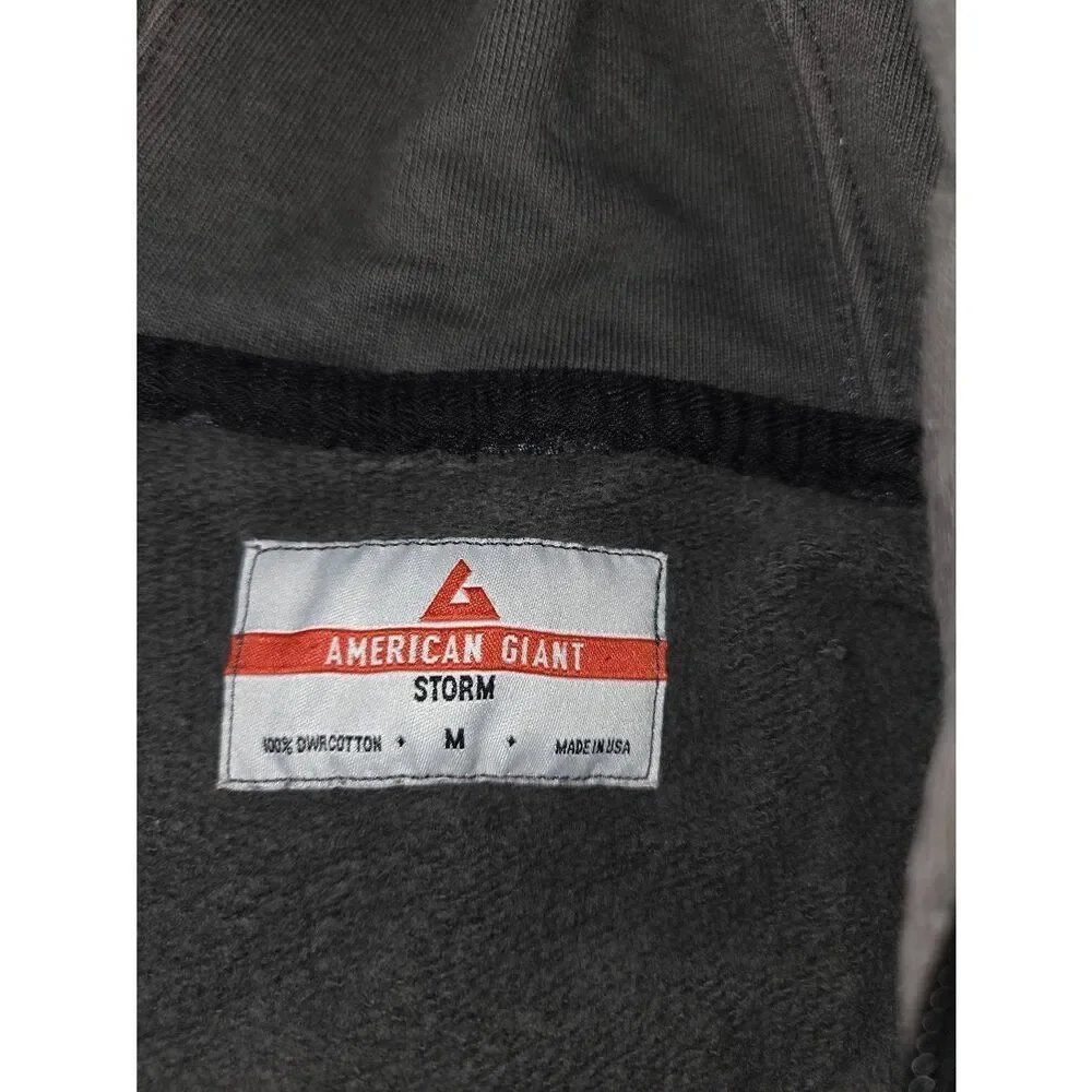 American Giant Storm Full Zip Heavyweight Hoody
